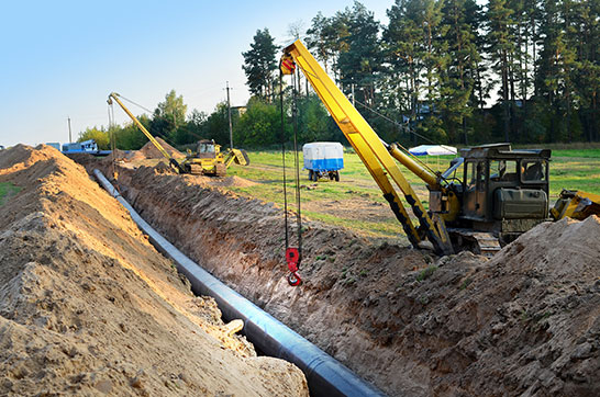 civil construction pipe laying training